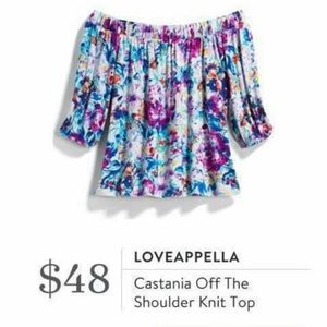 ✨ Castania Off-The-Shoulder Top ✨